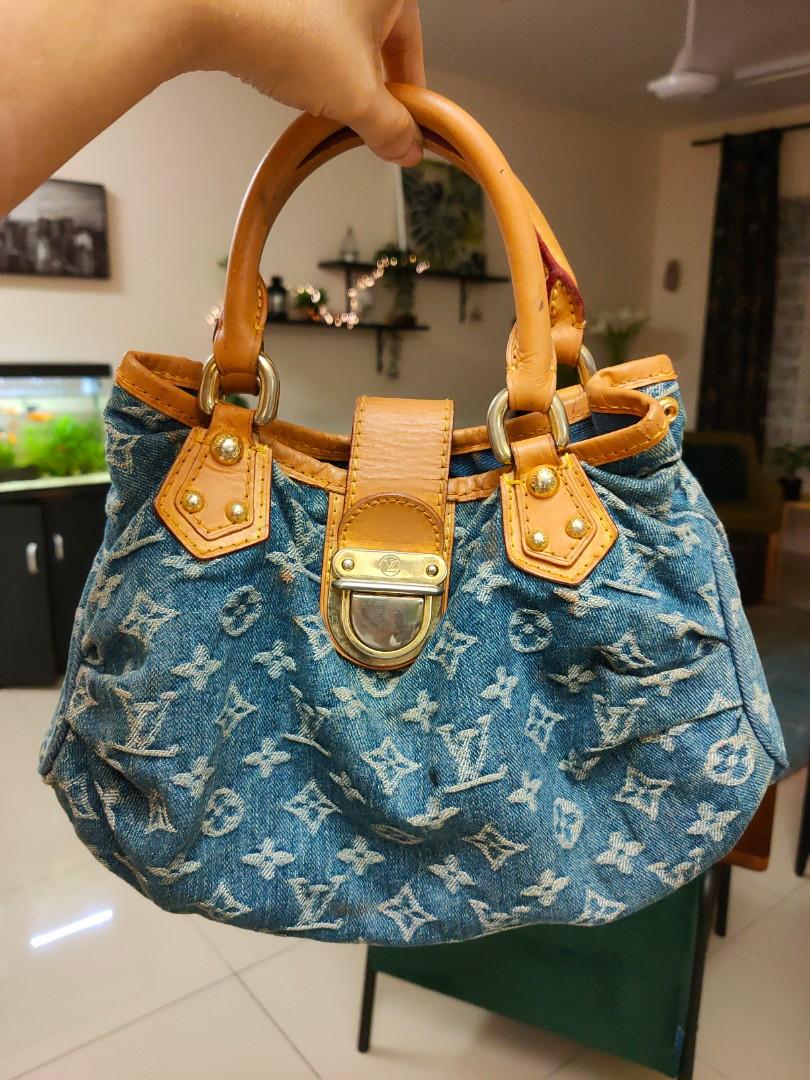 LV Denim Pleaty Mini Bag, Luxury, Bags & Wallets on Carousell