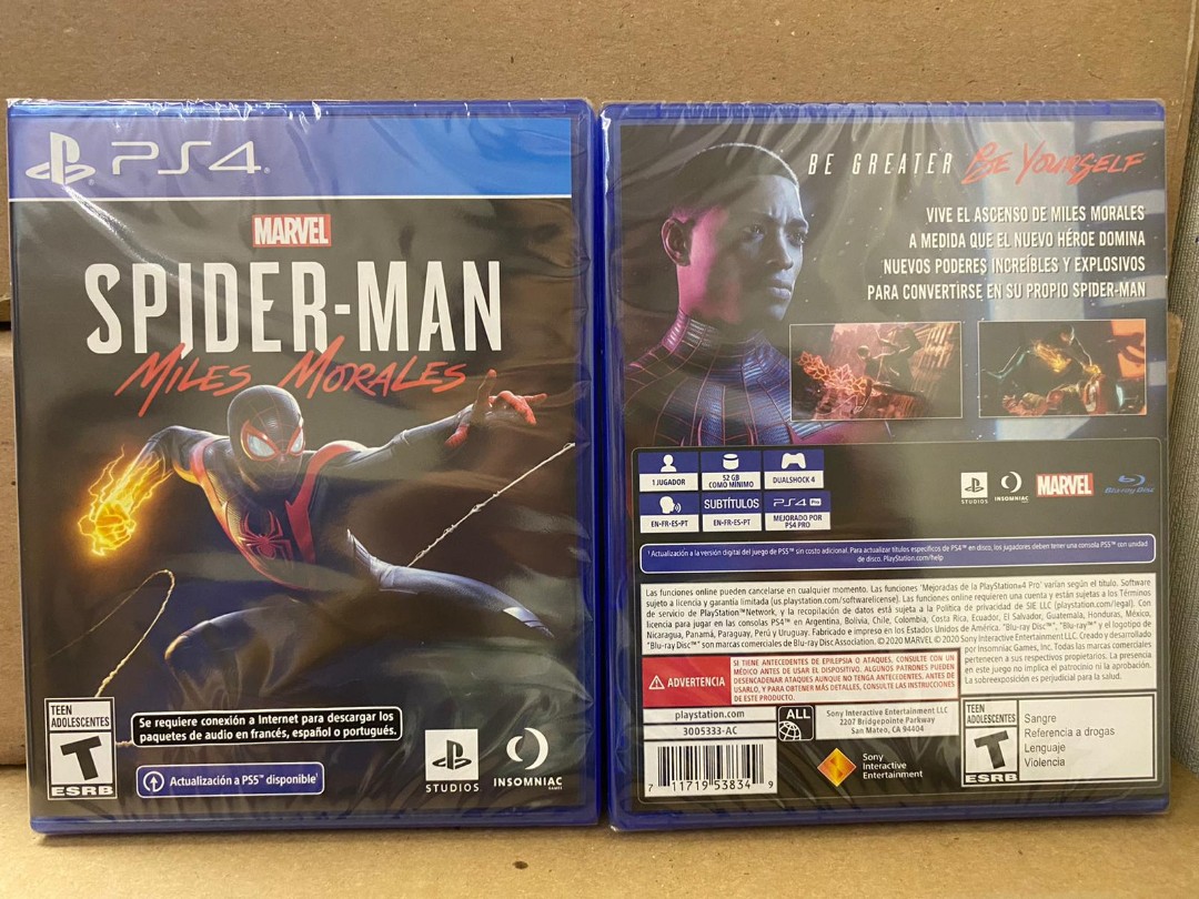 Marvel Spider-Man Miles Morales, 電子遊戲, 電子遊戲, PlayStation - Carousell