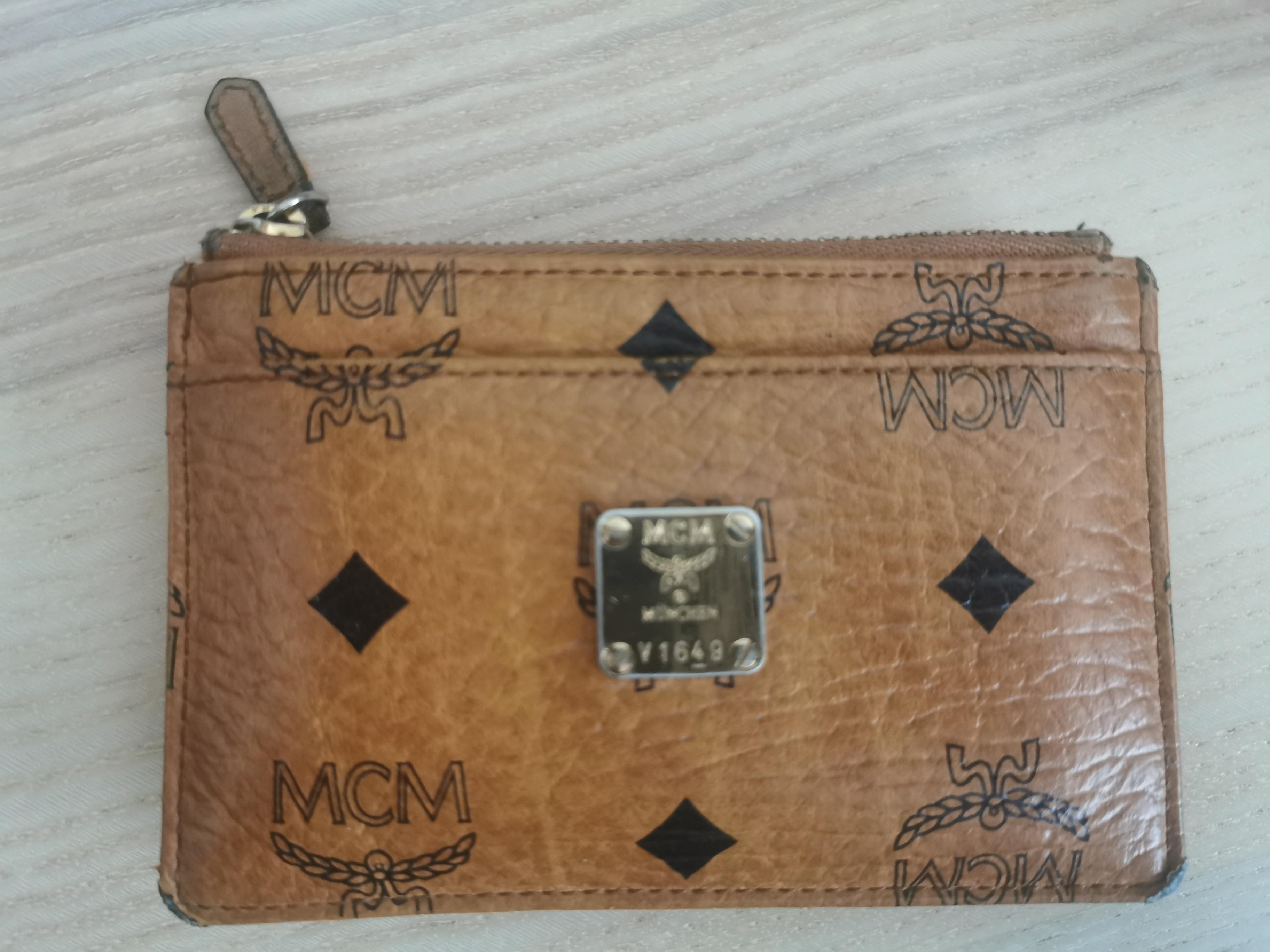 MCM coin and card purse