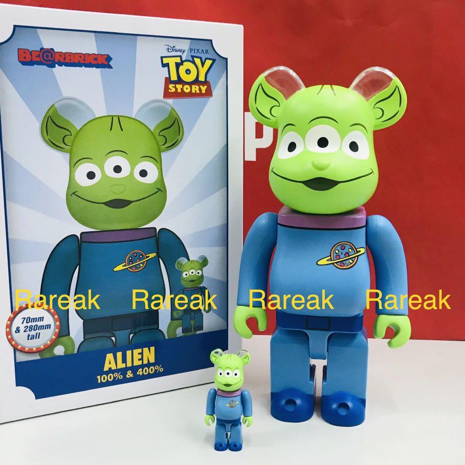 その他 MEDICOM TOY - BE@RBRICK  toy story alien 100% &amp; 400% Be@rbrick Alien 100% and 400% Collectible Set by Medicom Toy