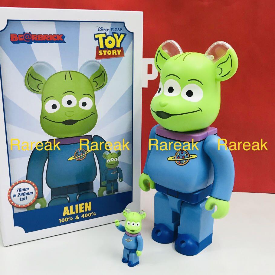 その他 MEDICOM TOY - Be@rbrick  Toy Story Alien 400 BE@RBRICK ALIEN 100％ & 400％（BE@RBRICK Toy Story Alien 100