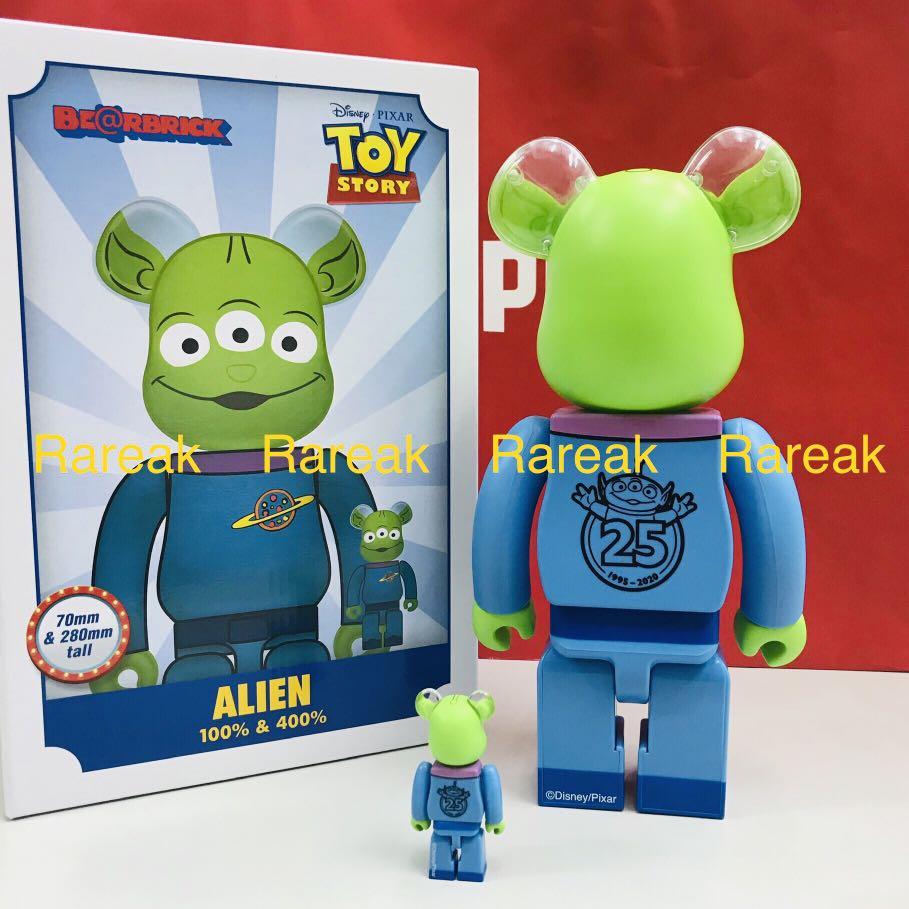 MEDICOM TOY - BE@RBRICK ALIEN 100％ & 400％