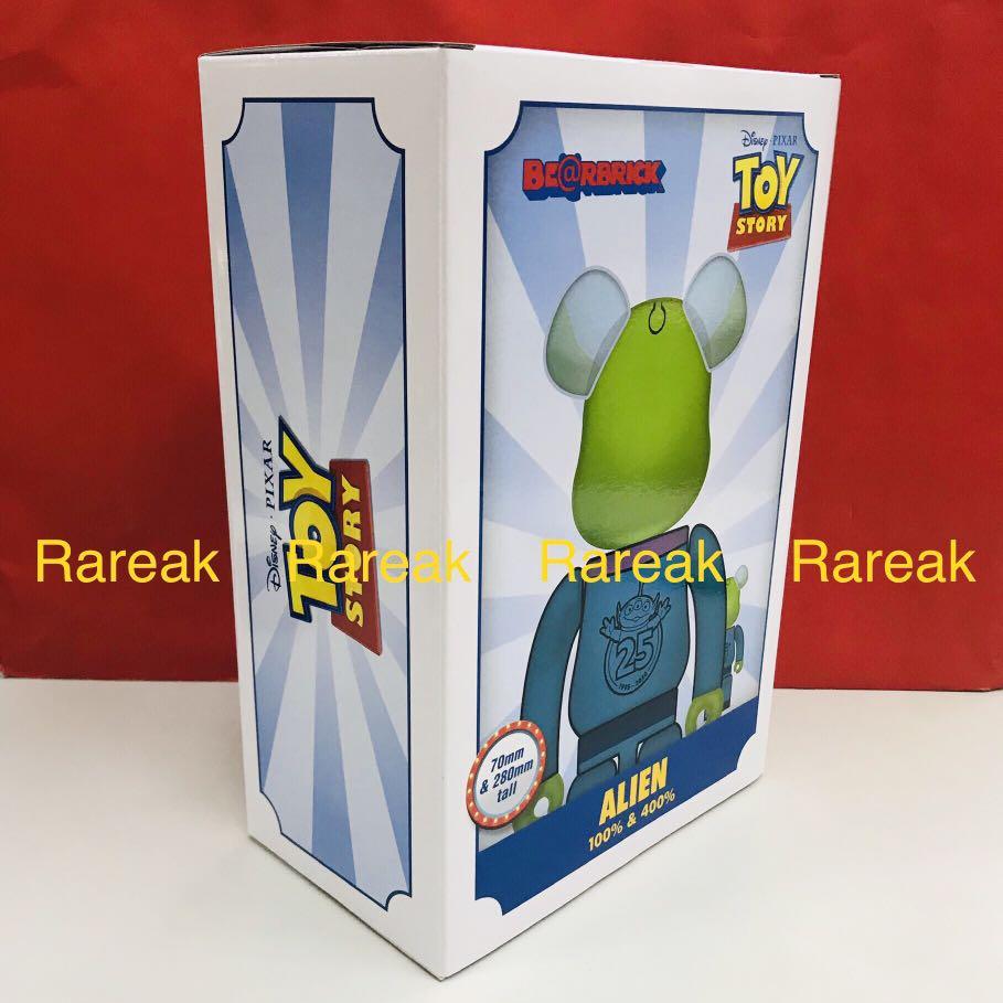 Medicom Bearbrick 2020 Toy Story 3 eyed Alien 三眼仔400% +