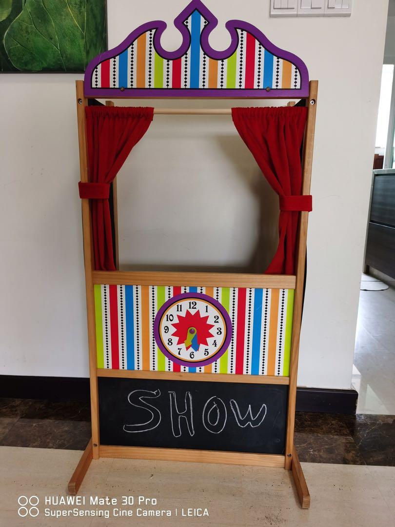 Melissa & Doug Puppet Theater, Hobbies & Toys, Toys & Games on Carousell