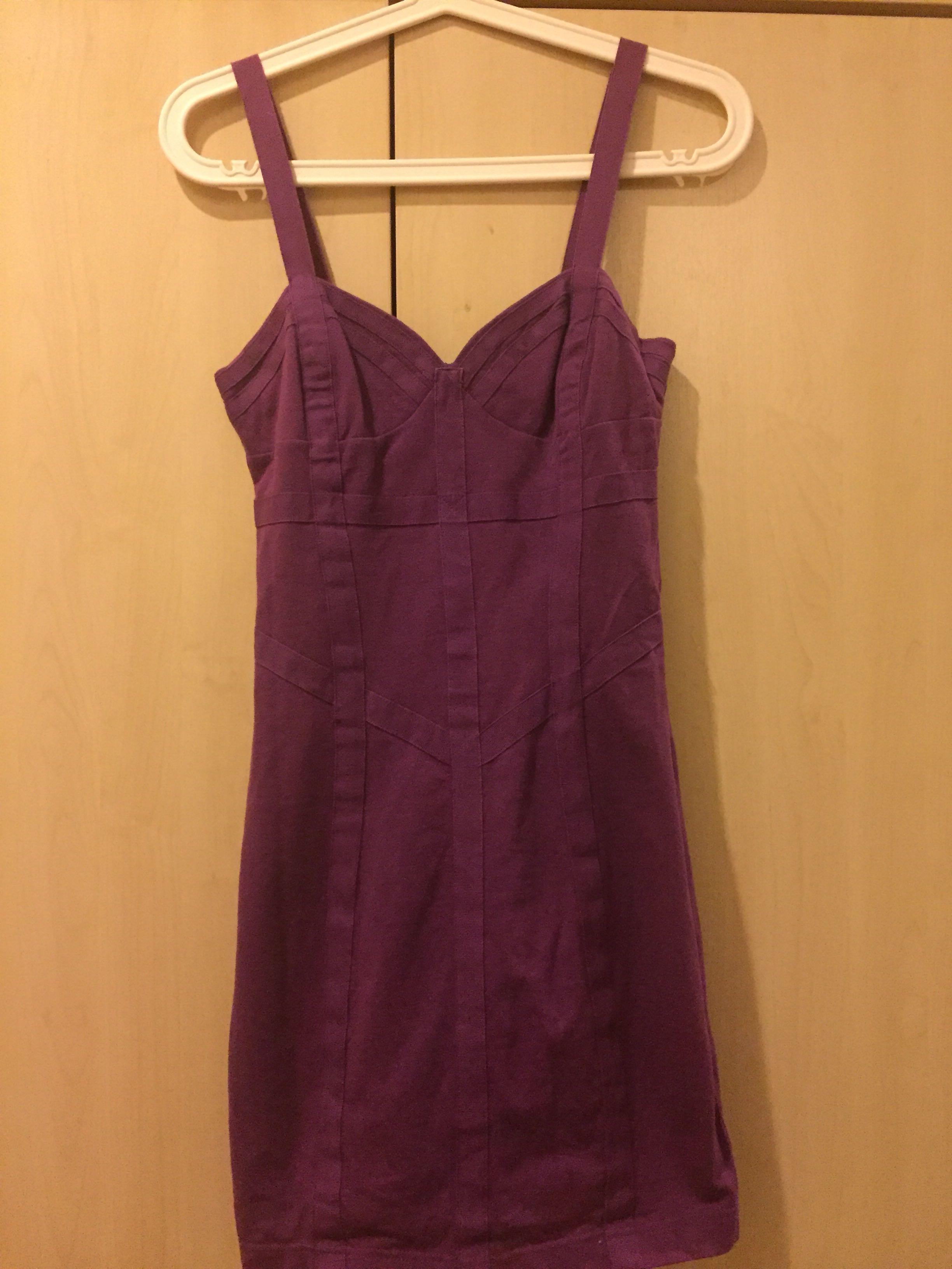 miss selfridge purple dress