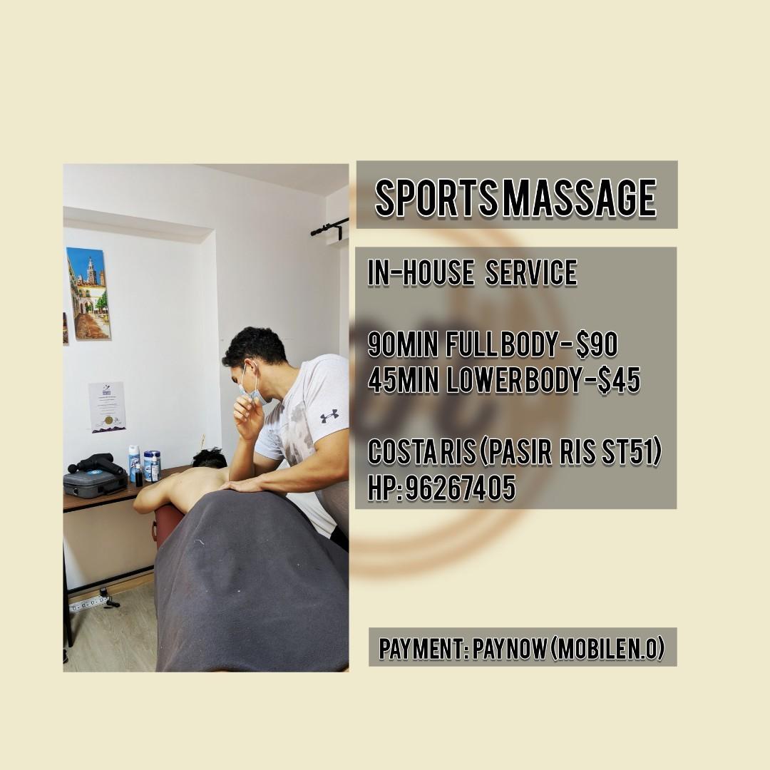 Mn Fitness Sports Massage Pasir Ris Men Only Lifestyle Services Beauty Health Services On Carousell