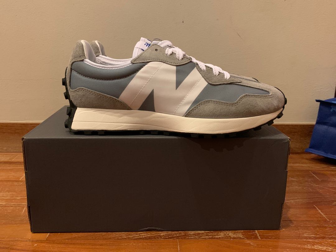 balance 327 grey US 10, Men's Fashion 