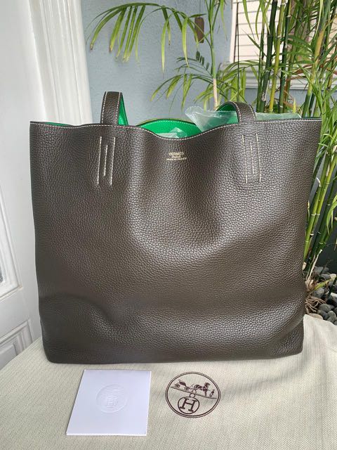 NEW Hermès double sens 36 bag, Luxury, Bags & Wallets on Carousell