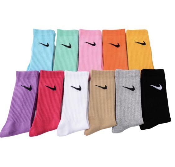 nike socks colourful