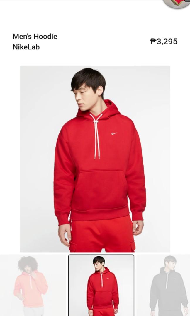 Nikelab hoodie red top