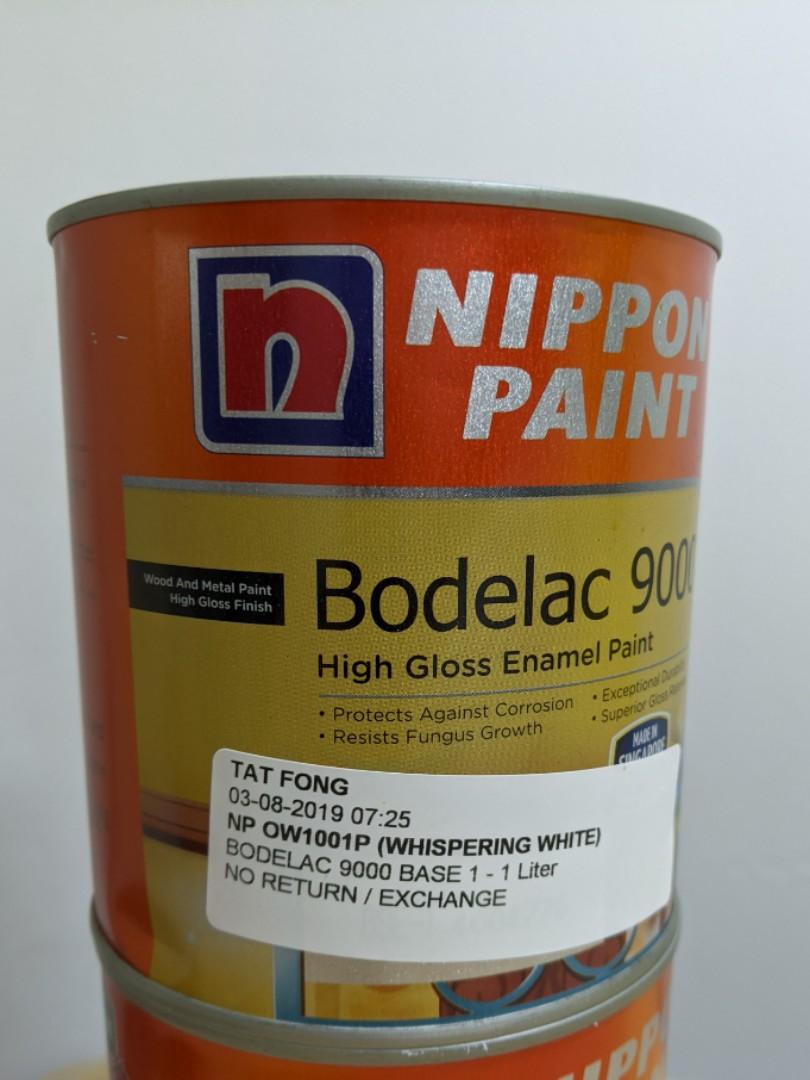 Nippon Paint Bodelac 9000 (Whispering White), Everything Else on Carousell
