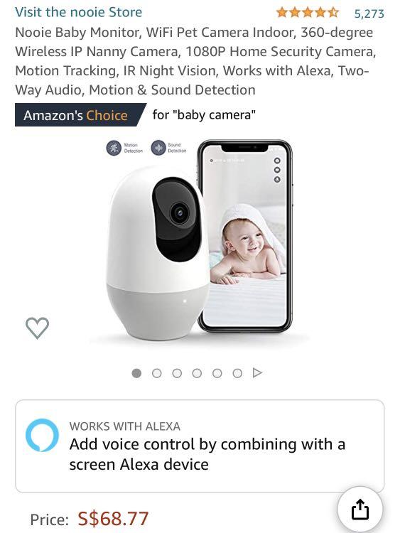 360 degree baby monitor