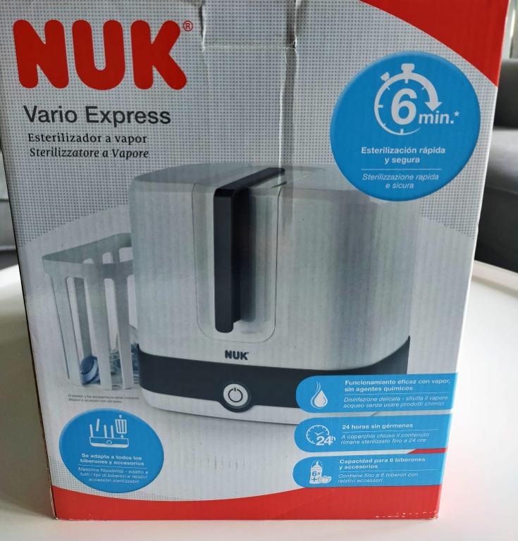 nuk steriliser vario electric steam