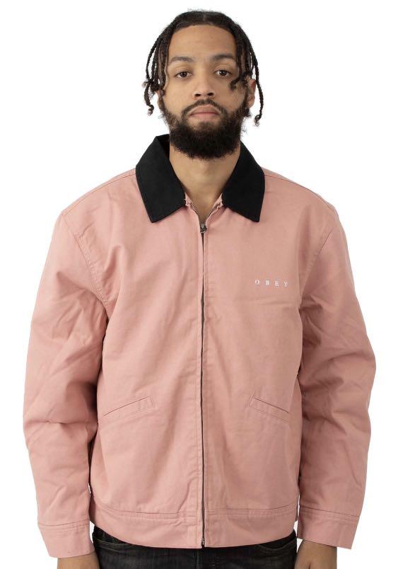Obey trucker jacket store