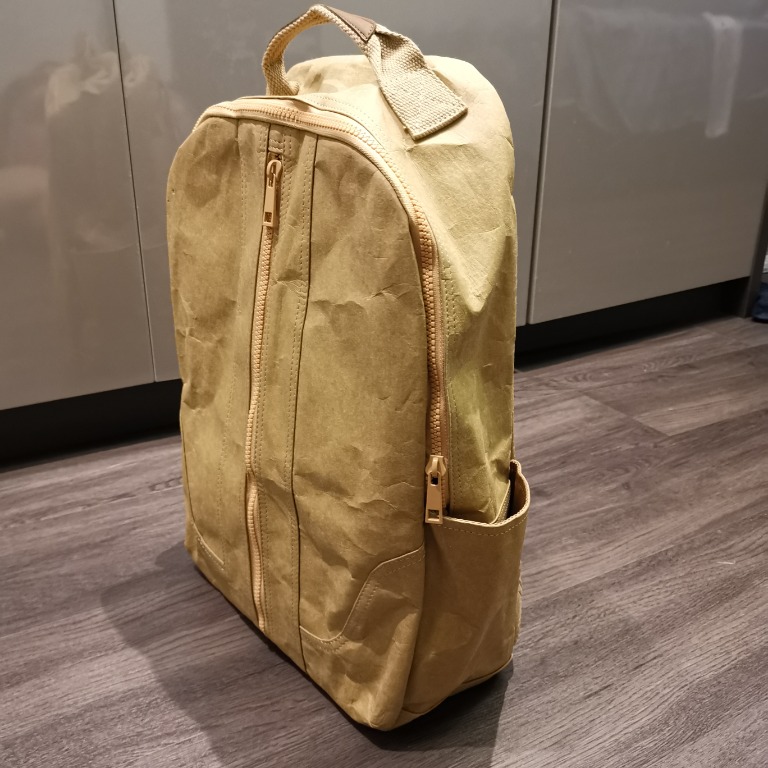 Paper bag backpack (527a), Luxury, Bags & Wallets on Carousell