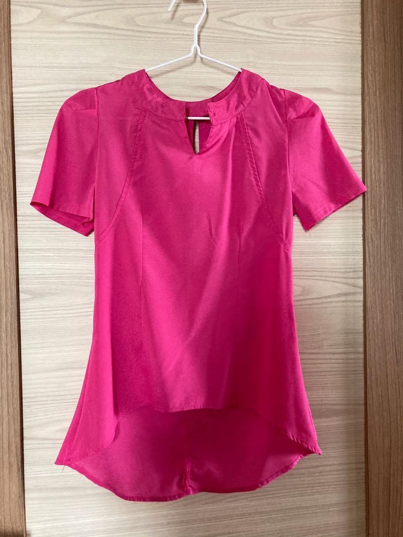 Pink flowy top Clearance