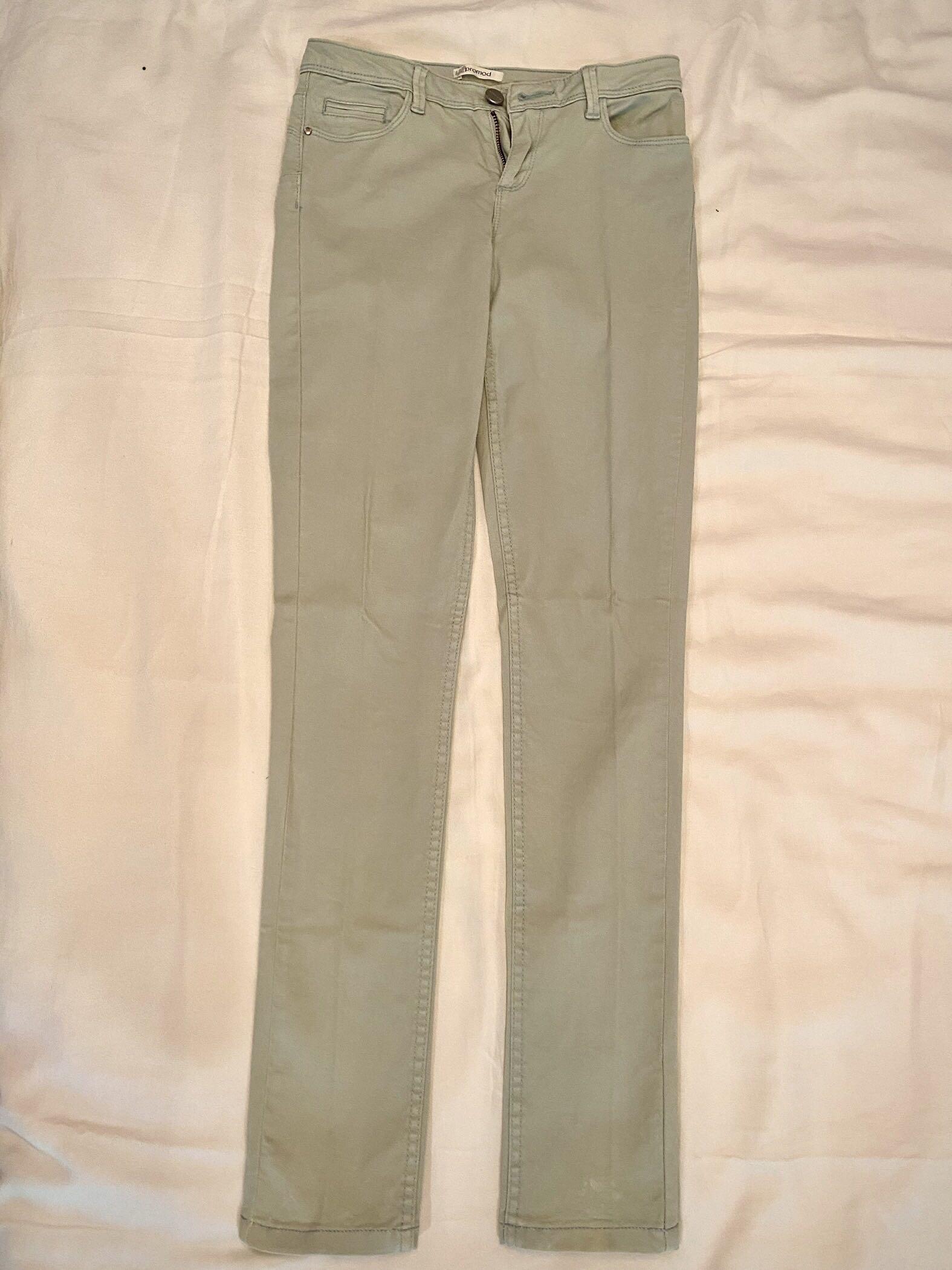 khaki green skinny jeans womens