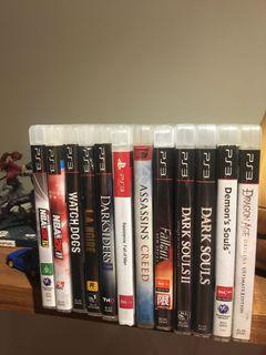 PS3 GAMES FOR SALE!