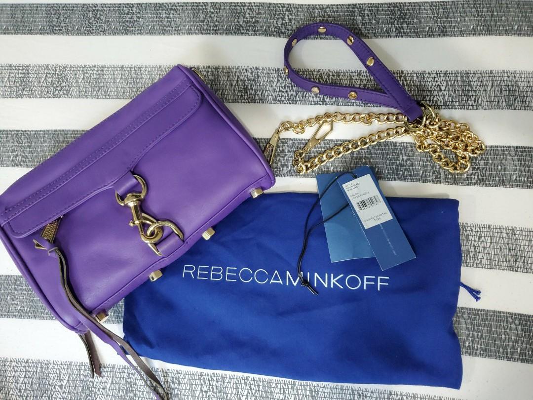Rebecca Minkoff Mini Mac Hyper Purple