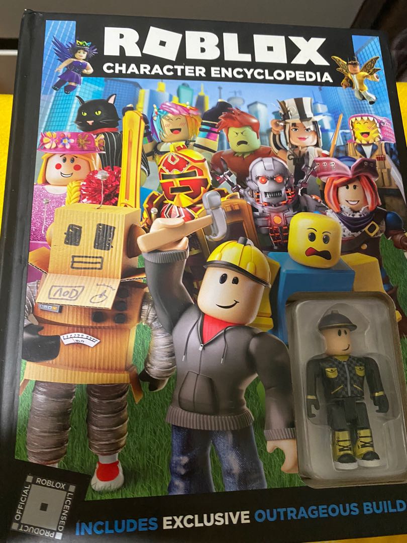 Roblox character encyclopedia plus the exclusive builder man figurine,  Hobbies & Toys, Toys & Games on Carousell