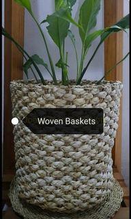 Set of three (3) Woven Baskets