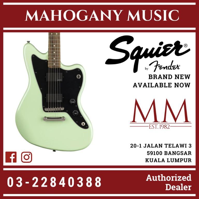 Squier　Hobbies　FB,　Laurel　Media,　Electric　HH　on　Active　Contemporary　Guitar,　Instruments　Music　Musical　Jazzmaster　Toys,　Pearl,　Surf　Carousell