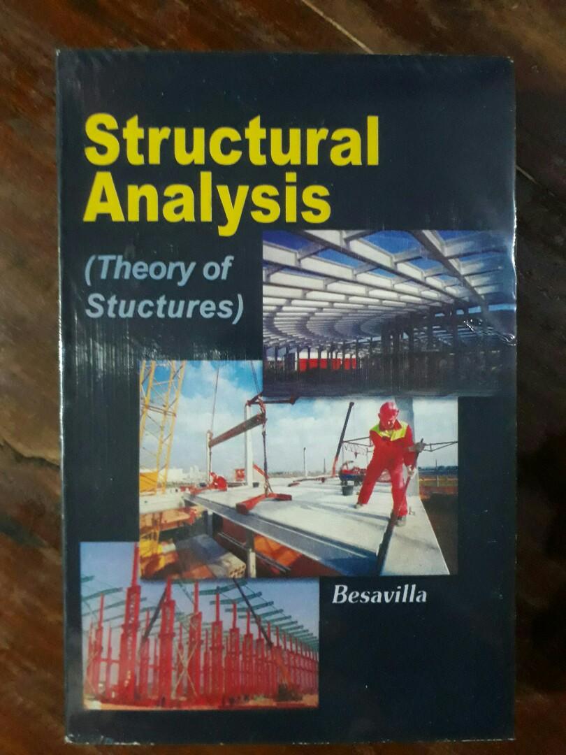 STRUCTURAL ANALYSIS BY BESAVILLA (Category: Textbooks) located in Manila. Submitted by cutemaster2020 (Listing ID 1048867552, Image 1). Description: Affordable price and Good Quality.Available different kind of Educational and Reviewers.kindly ask the Seller for any Question about the product.Thank you and God bless.