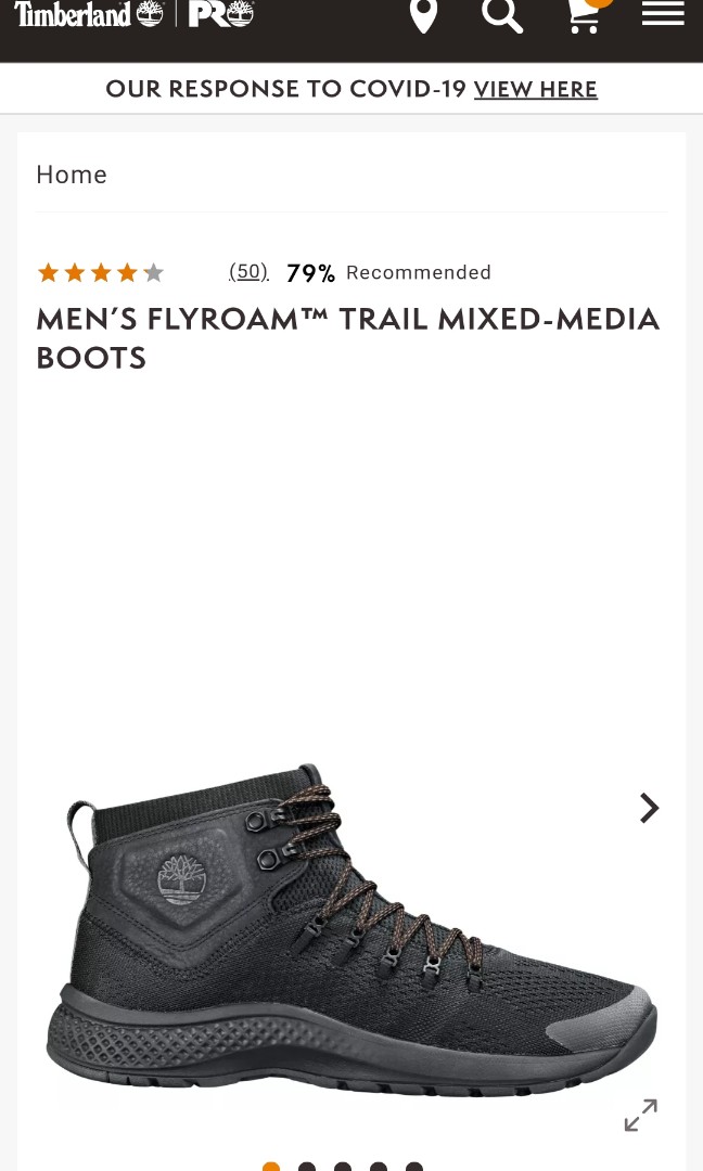 Timberland Flyroam Trail Mid Men s Fashion Footwear Boots on