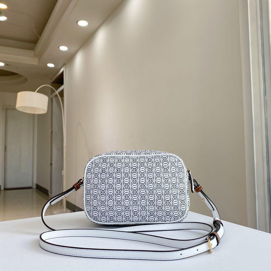 Tory Burch Gemini Link Canvas Applique Mini Bag New Ivory Gemini