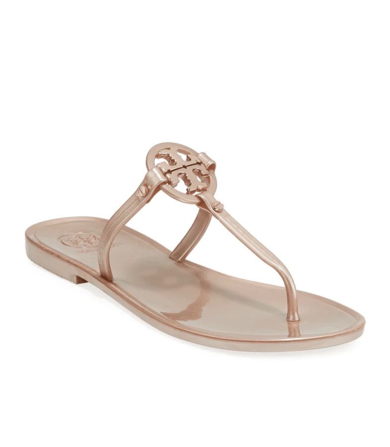 TORY BURCH jelly sandals, Women's Fashion, Footwear, Flats on Carousell