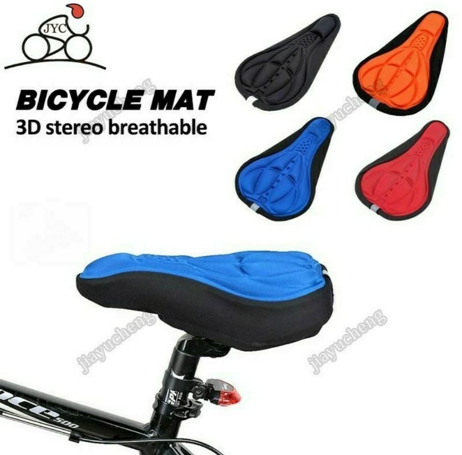 3D Bicycle Comfort Saddle Seat Pad Cycling Cushion Cover Fixie Mtb Road Bike SG