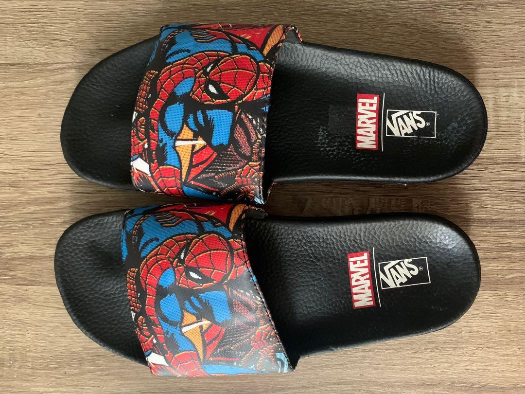 vans spiderman sandals