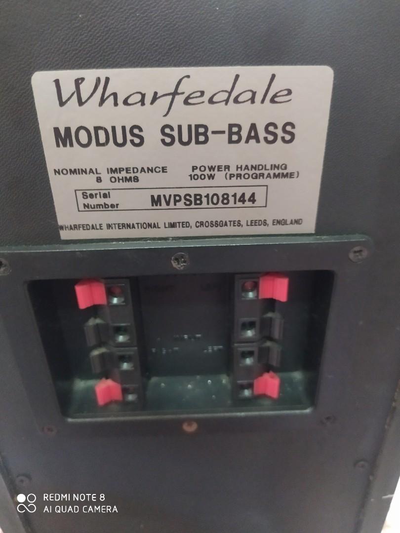 Wharfedale subwoofer modus sub bass, Audio, Soundbars, Speakers