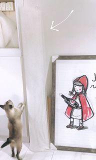 1.5m x 2m cat mesh (white)