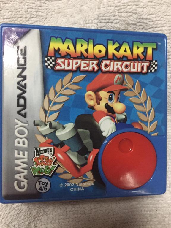 2002 Mario Kart Super Circuit Nintendo Game Boy Advance Wendy s