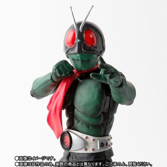 日版魂shop 限定bandai Shf 真骨彫真骨雕kamen Rider 假面騎士幪面超人昭和新1號masked Rider 1 New 1 櫻島一 號ver 玩具