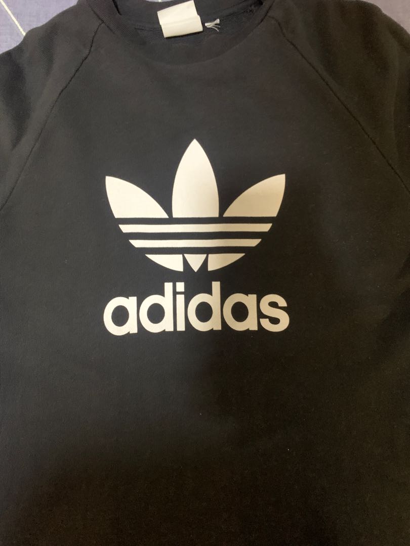 adidas trefoil sleeve hoodie