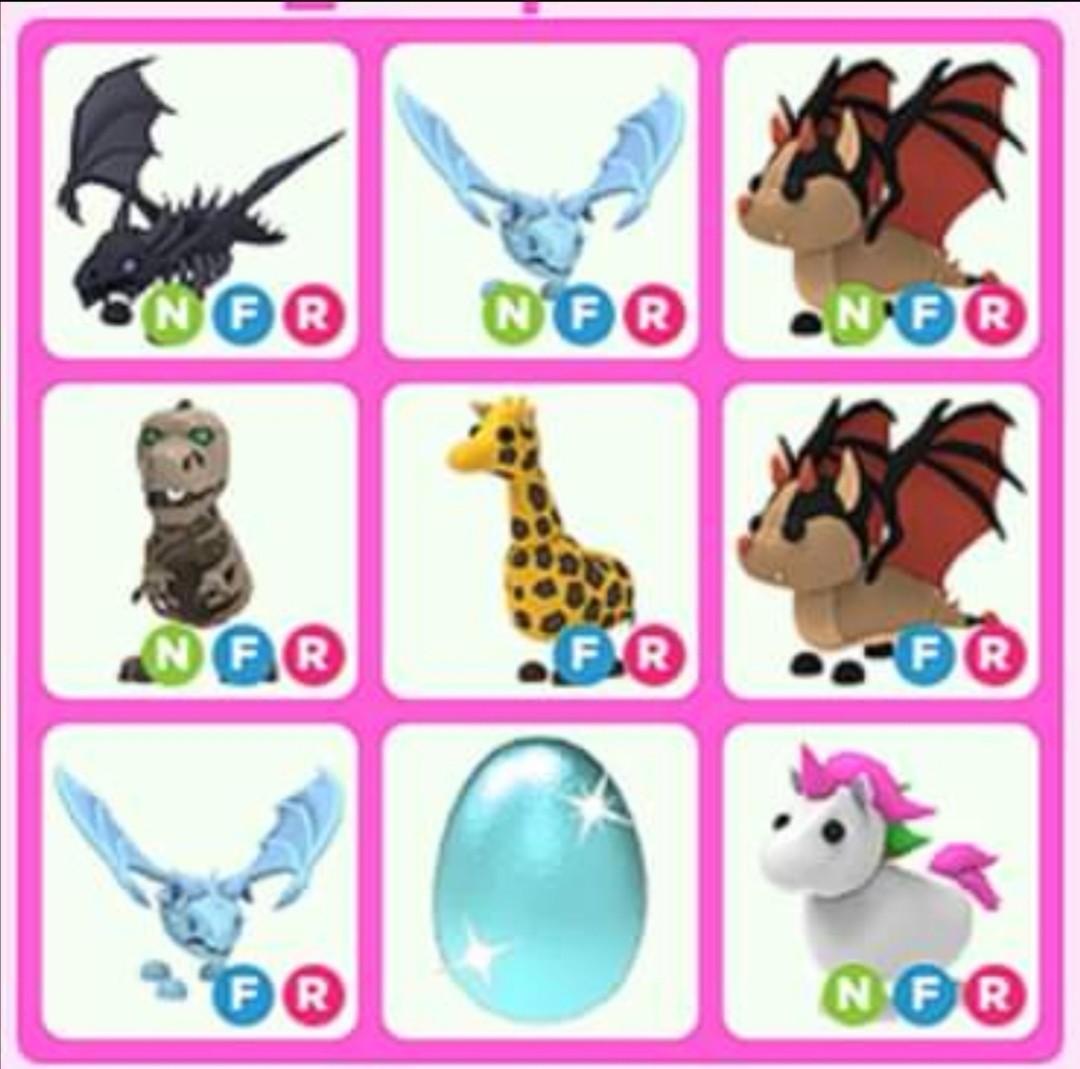 Adopt Me Pets Roblox All Kinds Of Item Neon Mega Fly Ride Nfr Mfr Hobbies Toys Toys Games On Carousell - roblox adopt me fly ride neon pets