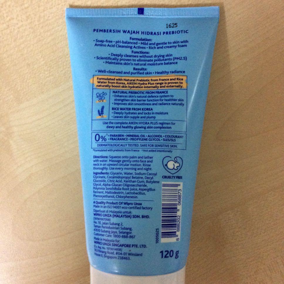 aiken prebiotic cleanser