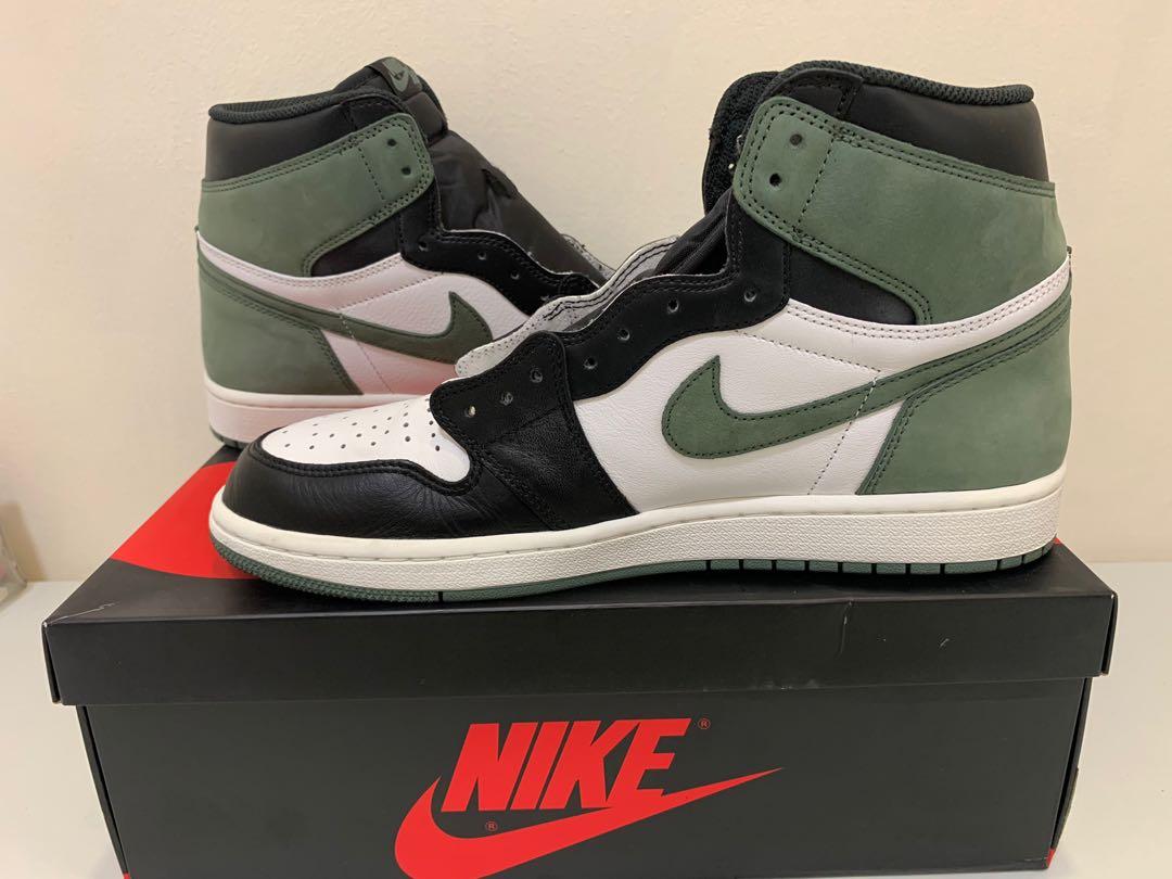 air jordan 1 retro high og clay green