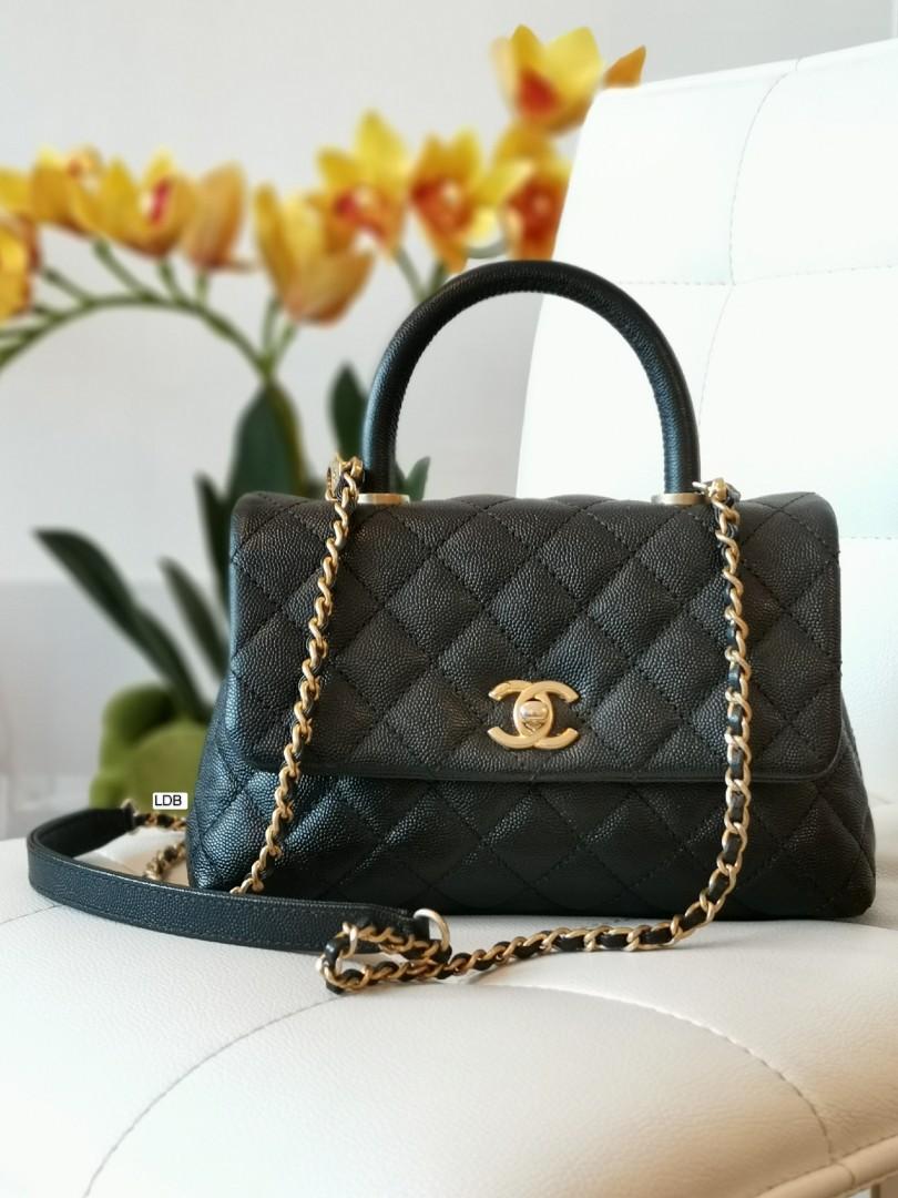 myluxurydesignerbranded - Excellent Like New Authentic Chanel Coco Handle  Small a92990 24cm Red Caviar Ruthenium Hardware Flap Bag series 23 with  Dust Bag, Authentic Card & Box RM12,xxx only! Follow Our