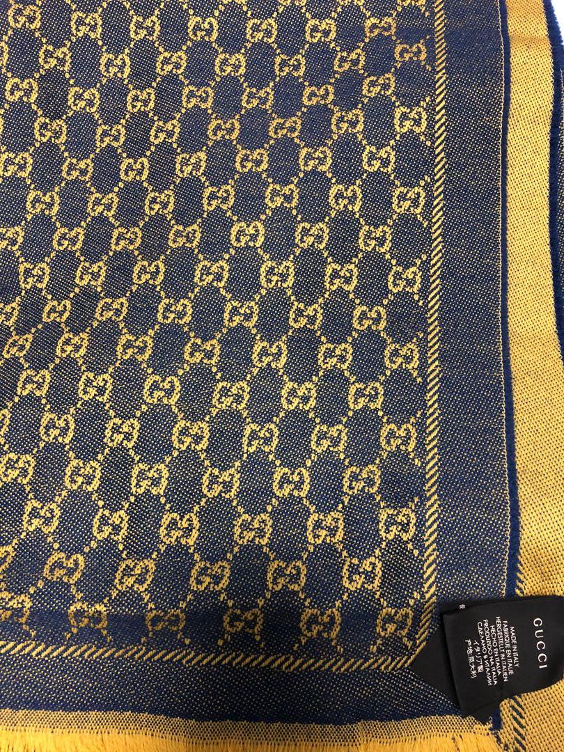 gucci yellow scarf