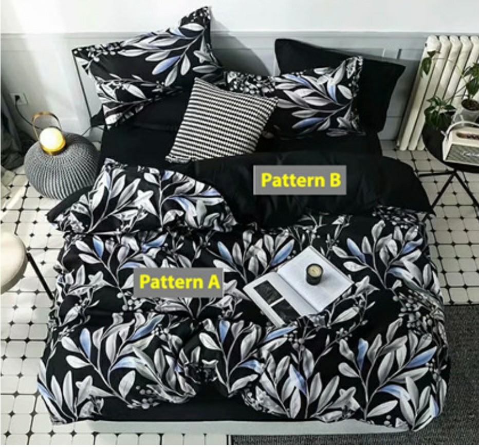 Bedsheets (Category: Tables & Sets) located in Singapore. Submitted by fanaz_collections (Listing ID 1049277852, Image 3). Description: Single & Super single $17 or with quilt cover $29 (2 Tone) Queen & King $21 or With quilt cover $36 (2 Tone) ALL SIZES Fitted Bedsheet 2 pillow case ( Extra pillow case or bolster case available) 1 bolster case Courier $5 Free delivery for 3 set n above 🚫NO SELF COLLECTION 🚫.