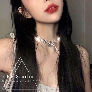 🔥現貨🔥性感bling bling皮帶釦頸鍊