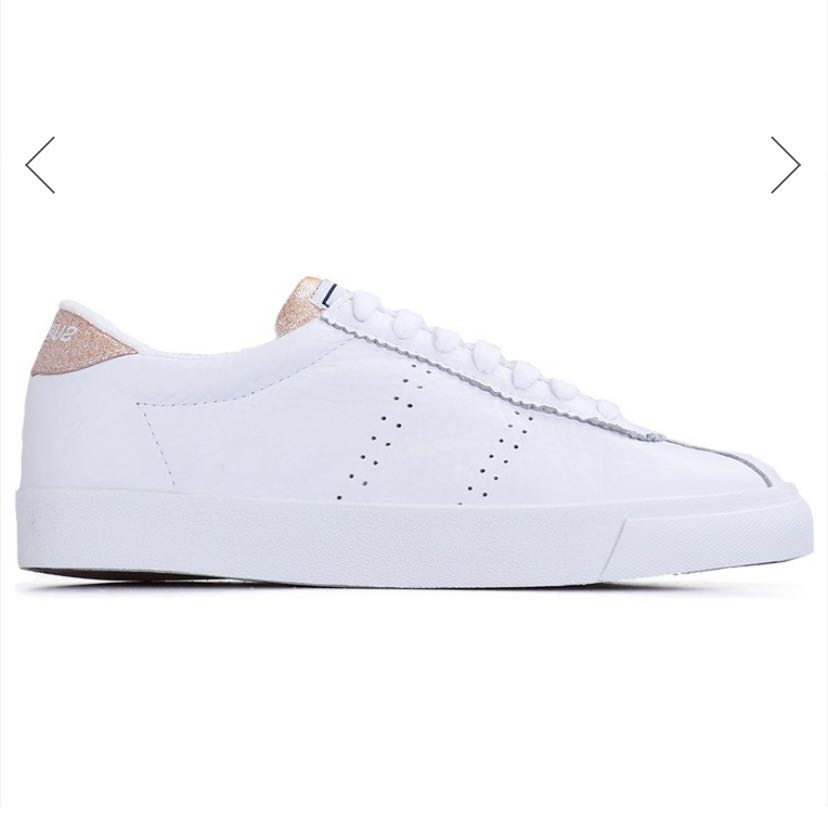 NEW Superga 2843 Club S Lame in White Rose Platinum Women s Fashion Footwear Sneakers on Carousell
