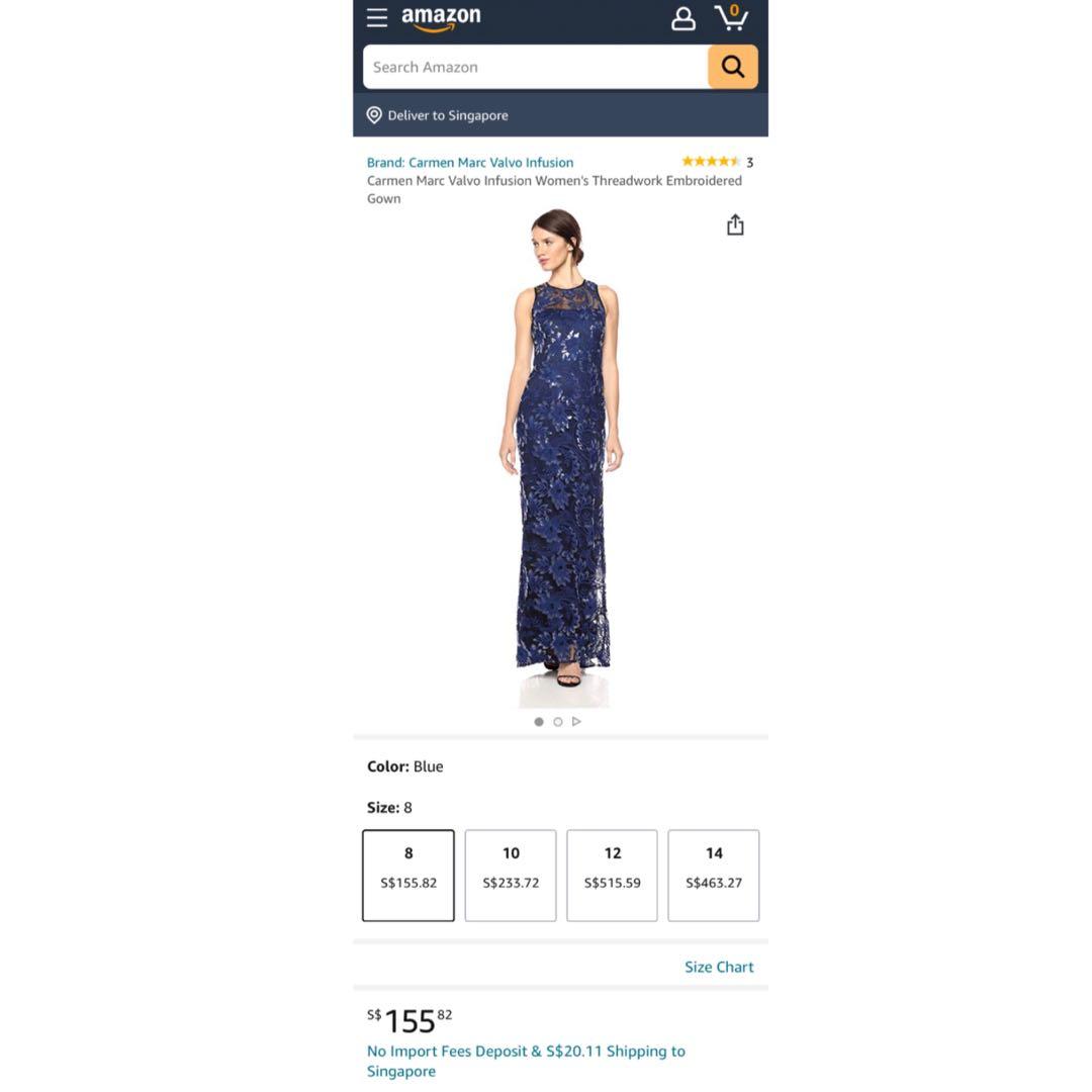 Sequin embroidered trumpet gown carmen marc valvo infusion hotsell