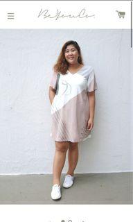 BNWT In Bloom Printed Shift Dress (Dusty Pink)