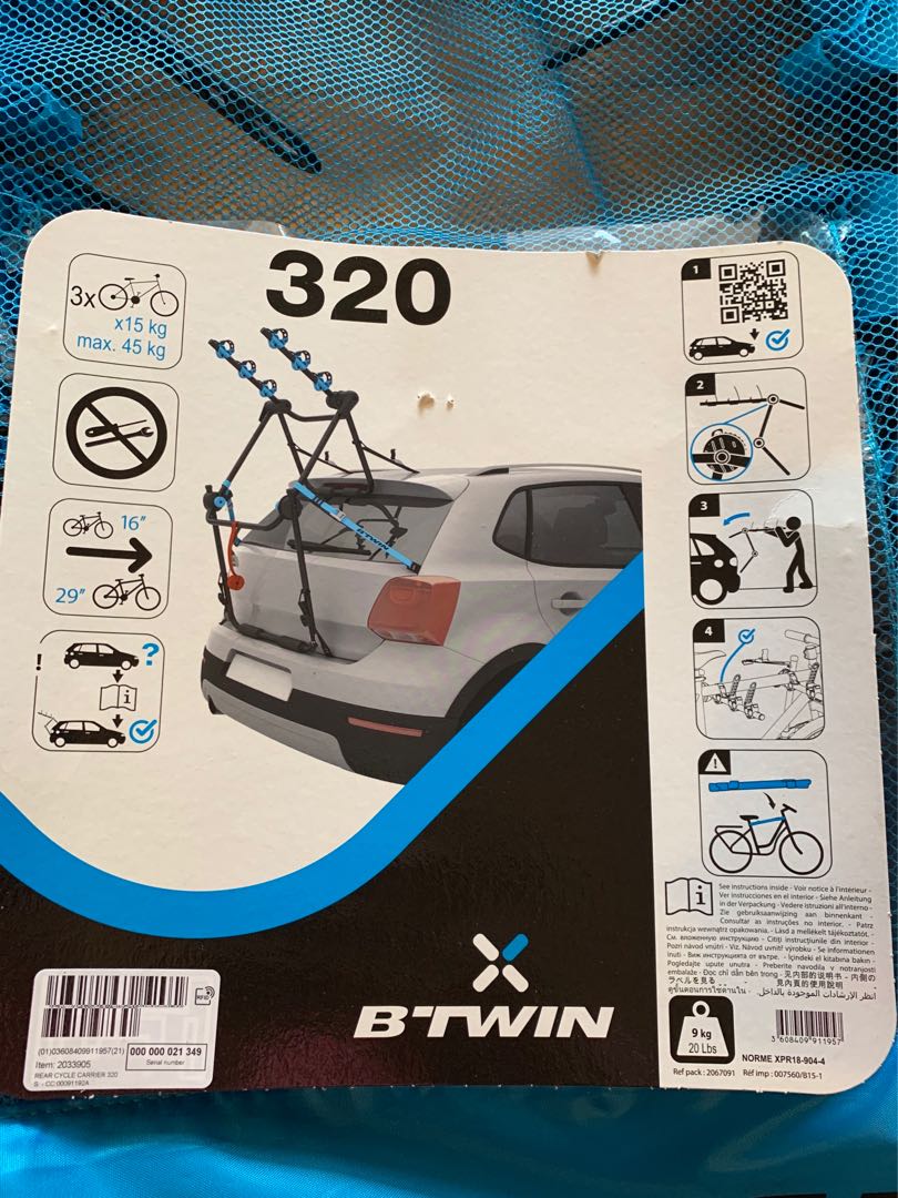 btwin car cycle carrier