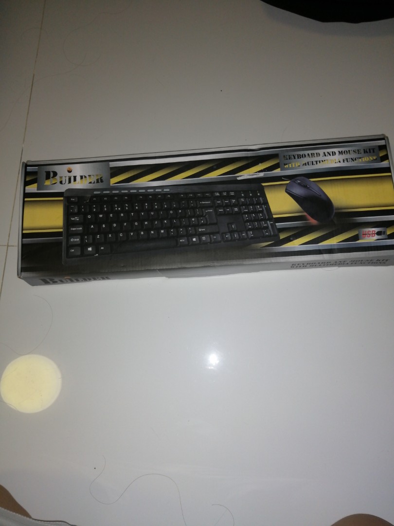 Builder's keyboard and mouse, Computers & Tech, Parts & Accessories