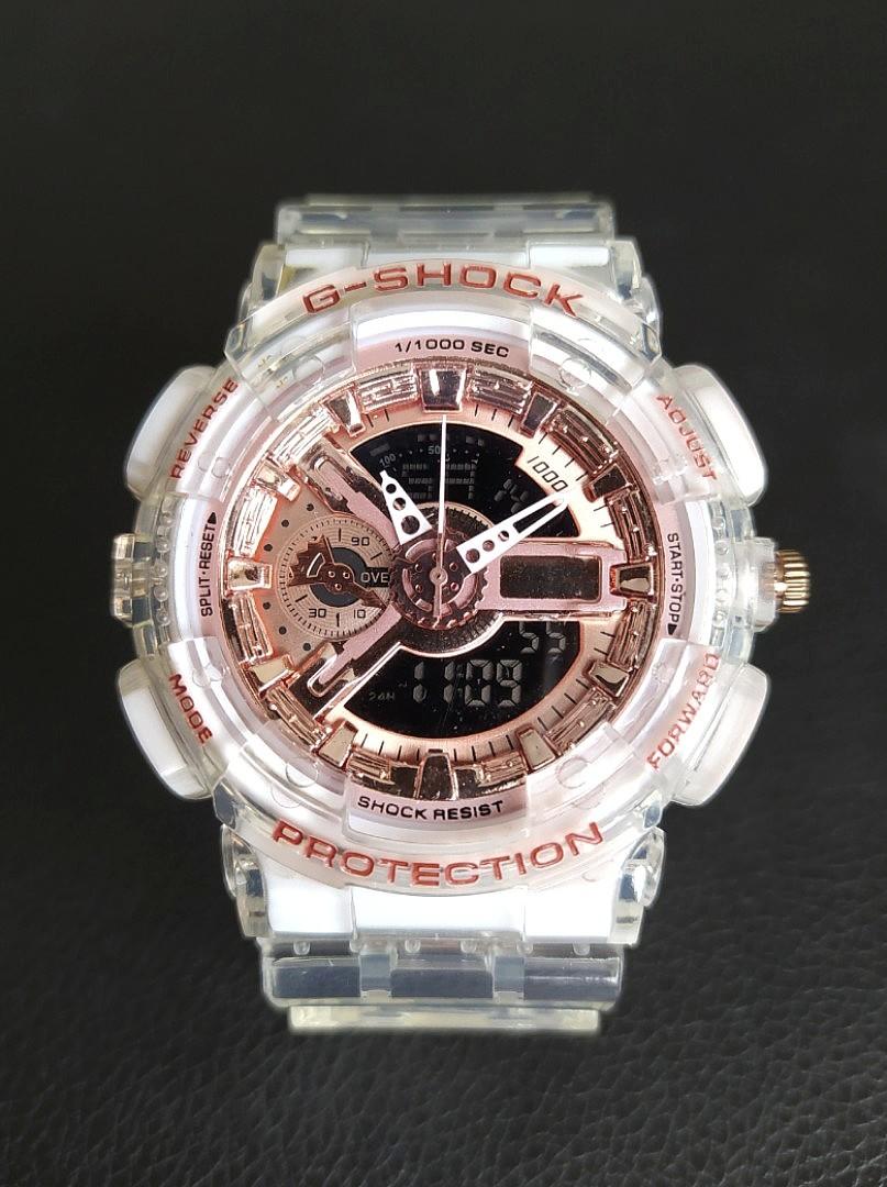G shock transparent rose gold price deals